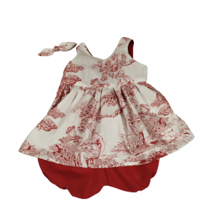 Bloomer coloris rouge! (Taille 6 / 9 mois)