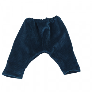 Pantalon velours grosse côte bleu pétrole! (Taille 3/6 mois)